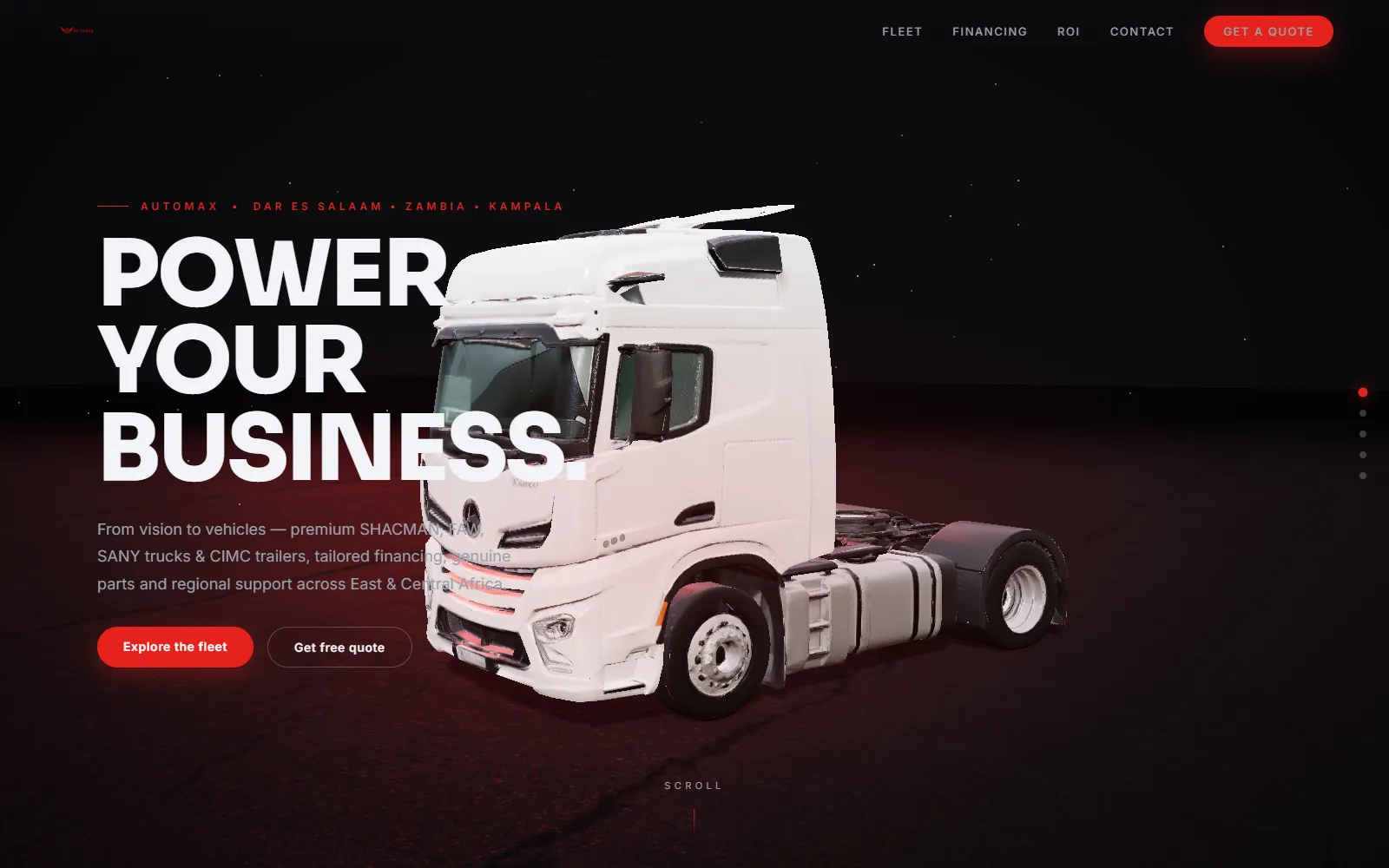 Automax 3D dealership website