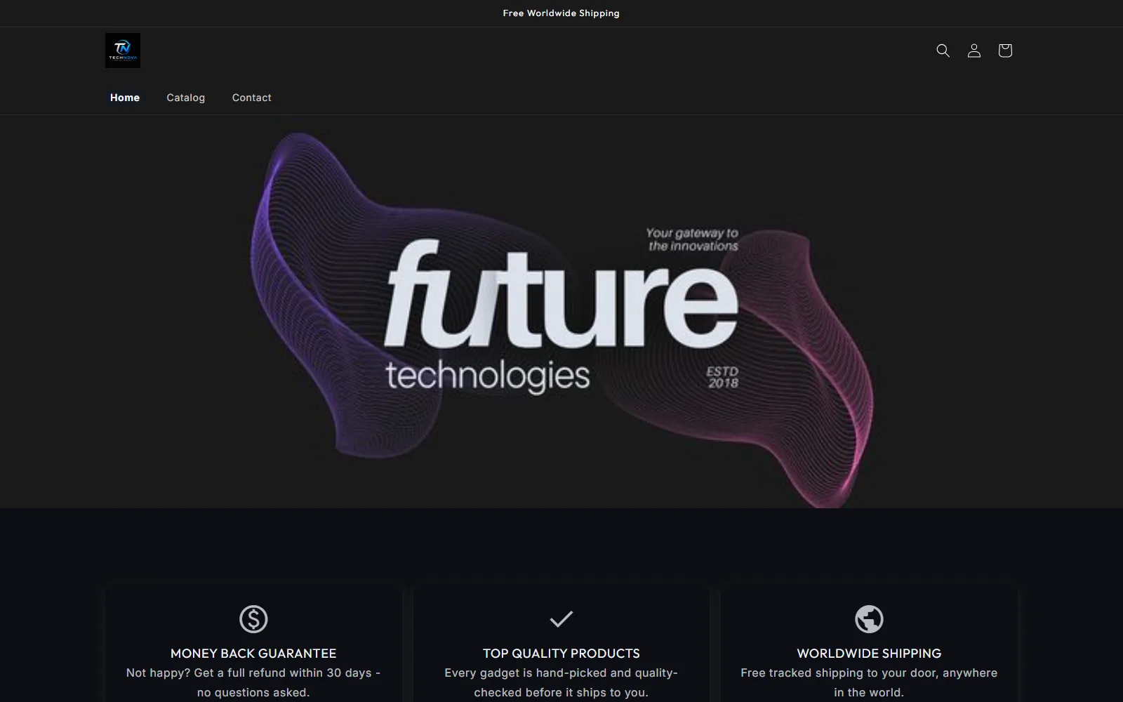 Technova online store